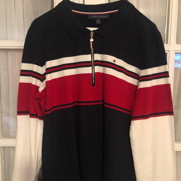 NWOT Women's Tommy Hilfiger Logo Long Sleeve - Picture 2 of 7